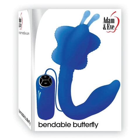 Adam & Eve Bendable Butterfly Vibe Dual Motor Vibrator - Strap On Sextoys