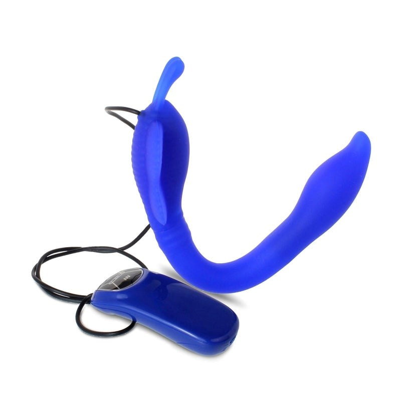 Adam & Eve Bendable Butterfly Vibe Dual Motor Vibrator - - Strap On Sextoys