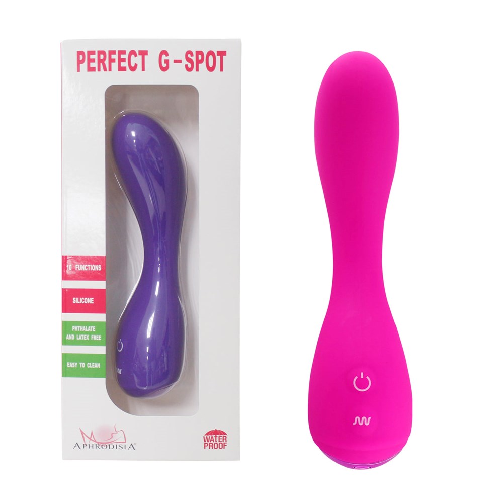Aphrodisia Perfect G Spot Vibrator with 10 Speeds and Flexible Design - - G-Spot Vibrators
