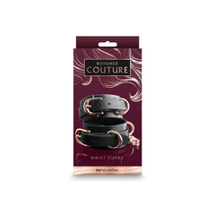 Luxurious Bondage Couture - Sensual Wrist Cuffs - - Hosiery