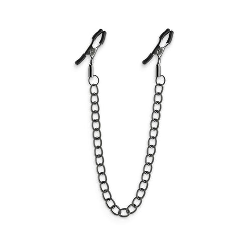 NS Novelties Bound Nipple Clamps DC2 Adjustable Metal Sensation Clamps - Breast and Nipple Toys