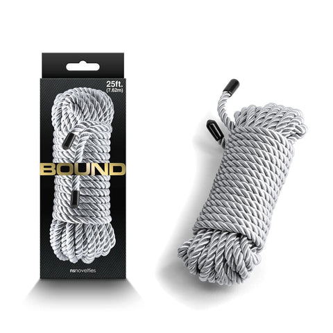NS Novelties Bound Rope 7.6m Premium Polyester Bondage Rope - Cuffs and Restraints