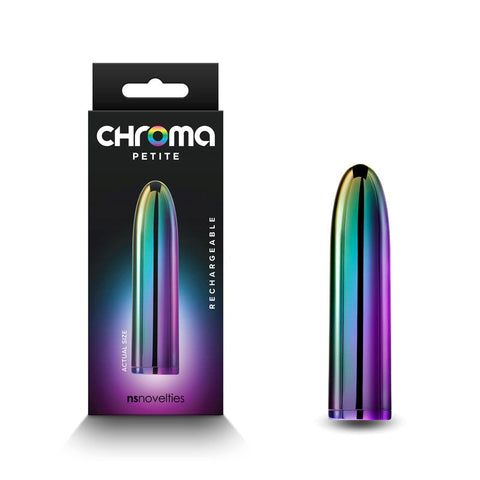 NS Novelties Chroma Petite Compact USB Rechargeable Bullet Vibrator - Realistic Dildos