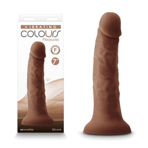 NS Novelties Colours Pleasures Rechargeable 7 Inch Vibrating Dildo - Rabbit Vibrators