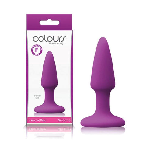 NS Novelties Colours Pleasures Mini Plug Premium Platinum Silicone - Butt Plugs