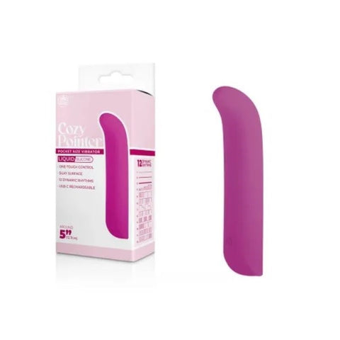 NANMA Corporation Cozy Pointer 12 cm Rechargeable Mini Vibe USB C Rechargeable - G-Spot Vibrators