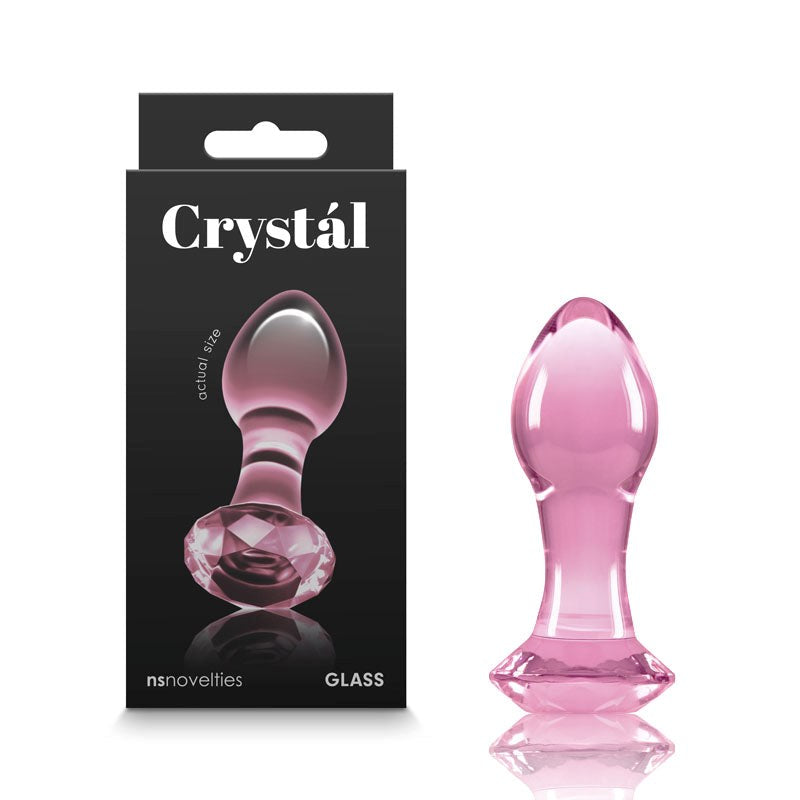 Luxurious Crystal Gem Glass Anal Accessory - Elevate Your Intimate Experiences - - G-Spot Vibrators