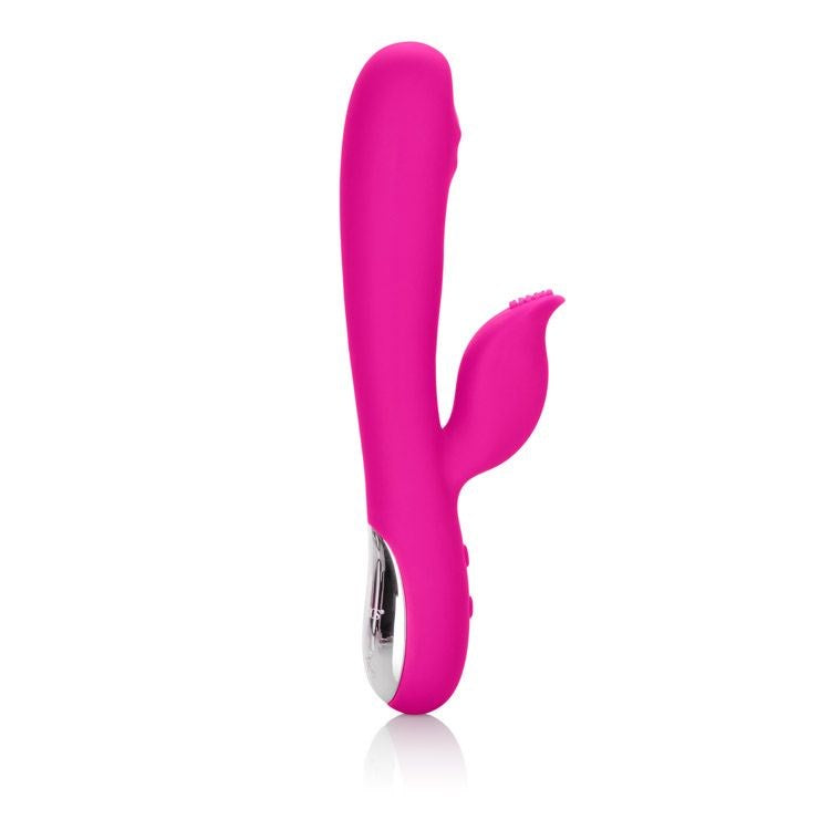 California Exotics Embrace Swirl Massager Dual Stimulation Vibrator - - Rabbit Vibrators