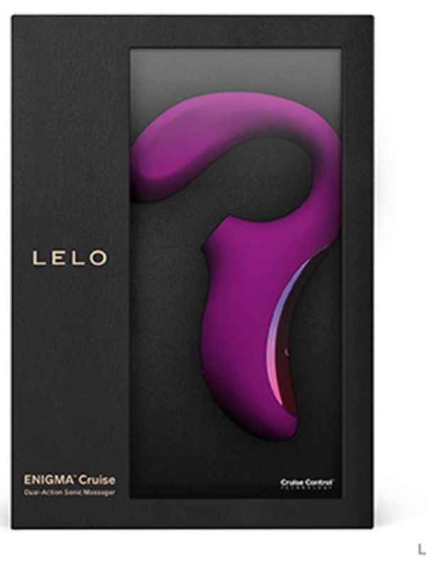 Lelo Enigma Cruise Sonic G Spot and Clitoral Massager Dual Stimulation - - G-Spot Vibrators