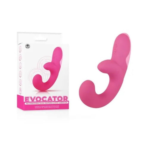 NANMA Corporation Evocator Rechargeable Dual G Spot Vibe Dual Motor Design - Rabbit Vibrators
