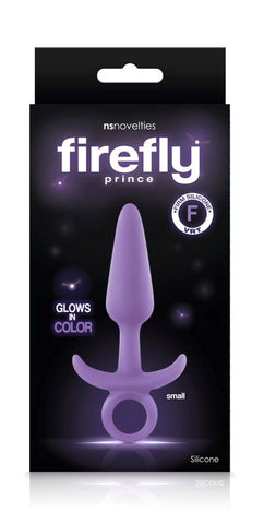 NS Novelties Firefly Prince Plug Small Glow in the Dark Anal Stimulation - Butt Plugs