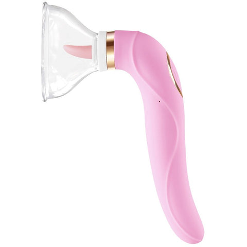 BDStyle Ecstasy Powerful G Spot Tongue Vibrator with 10 Vibration Modes - Finger and Tongue Vibrators