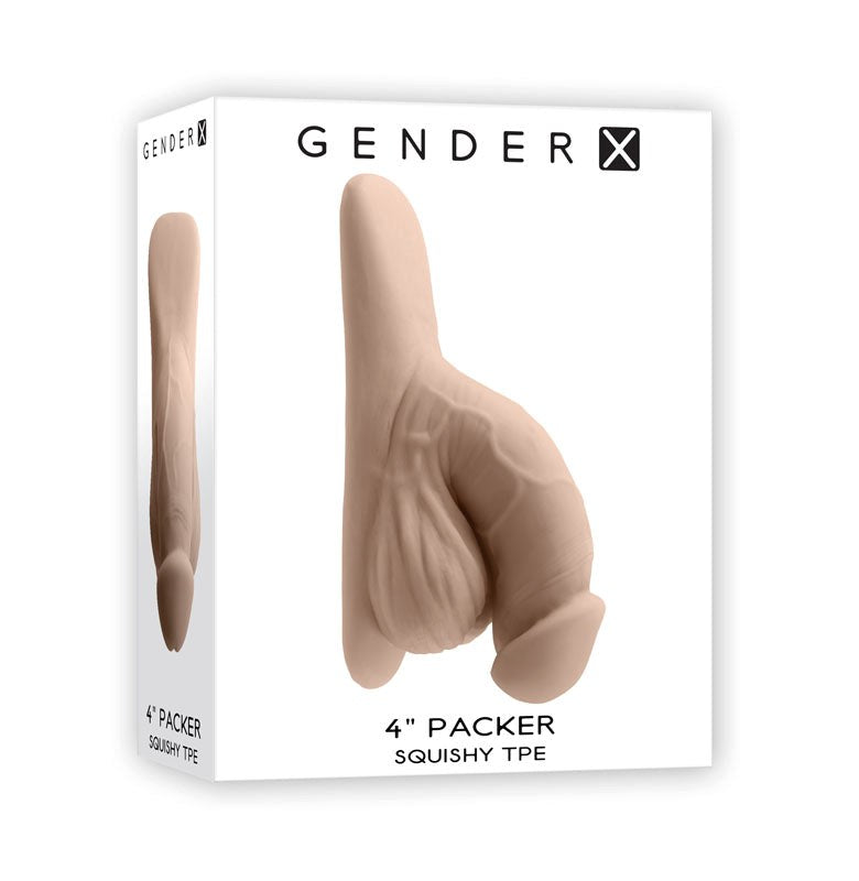 Evolved Gender Affirming 4 Flexible Packer by Gender X Realistic Silicone - - Sex Toys For Couples