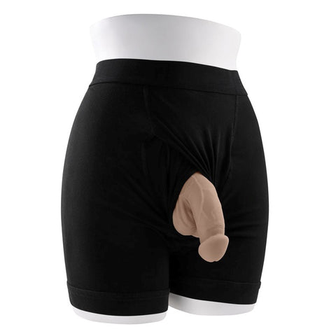 Evolved Gender Affirming 4 Flexible Packer by Gender X Realistic Silicone - Sex Toys For Couples
