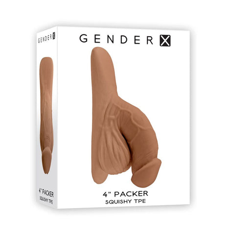 Evolved Gender Affirming 4 Flexible Packer by Gender X Realistic Silicone - Sex Toys For Couples