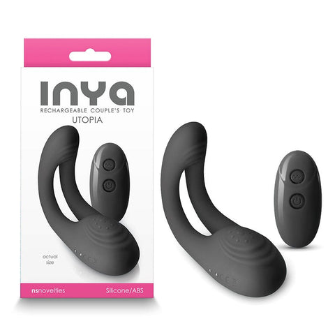 NS Novelties INYA Utopia Dual Motor Remote Control Rabbit Vibrator - Remote Control Vibrators