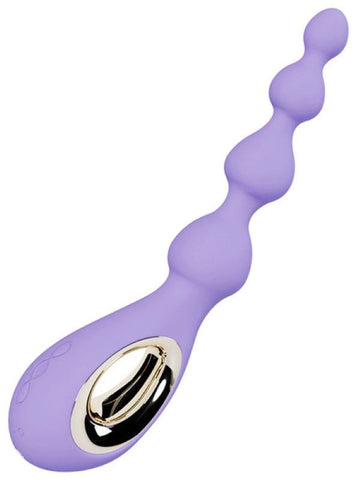 Lelo Soraya Vibrating Anal Beads Massager with Bow Motion Technology - Clit Ticklers and Pulsators