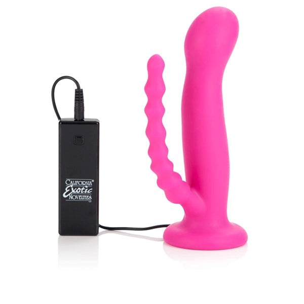California Exotics Love Rider Double Rider Dual Vibrator with Memory Chip - - Strap On Sextoys