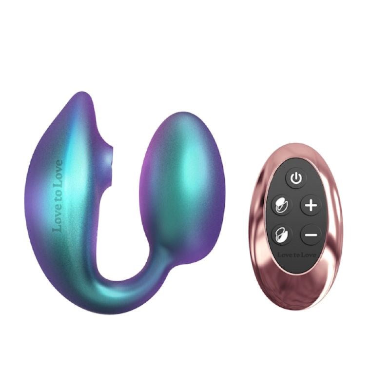 Love To Love Wonderlover Iridescent Vibrator with Remote Control - - Body Wands
