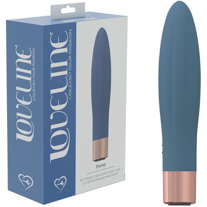 Shots Toys Loveline Fame Compact Pleasure Enhancer with 10 Vibration Modes - - Bullet Vibrators