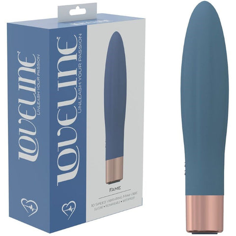 Shots Toys Loveline Fame Compact Pleasure Enhancer with 10 Vibration Modes - Bullet Vibrators