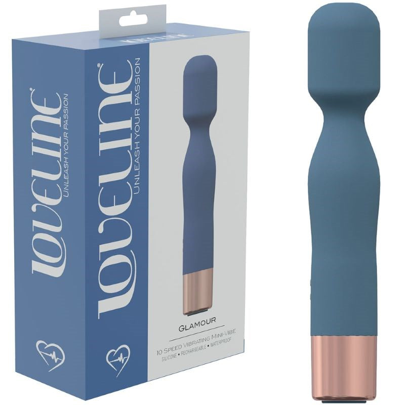Shots Toys Loveline Glamour Portable USB Rechargeable Pleasure Wand - - Body Wands