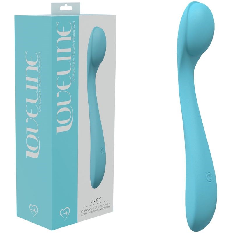 Shots Toys Loveline Juicy Rechargeable Vibrator with Flexible Shaft - - G-Spot Vibrators
