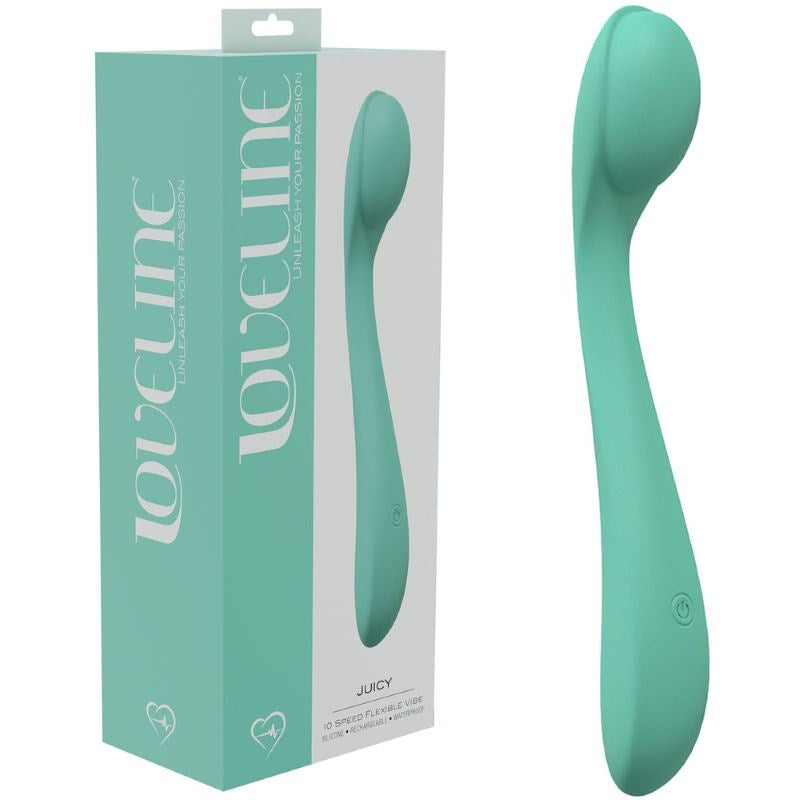 Shots Toys Loveline Juicy Rechargeable Vibrator with Flexible Shaft - - G-Spot Vibrators