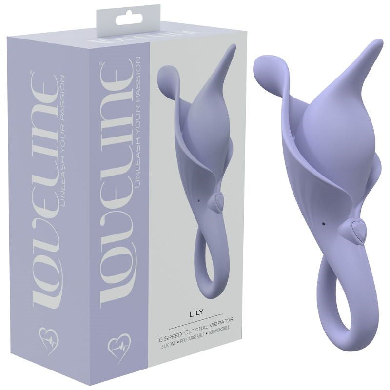 Shots Toys Loveline Lily Rechargeable Clitoral Vibrator 10 Speed Modes - - G-Spot Vibrators