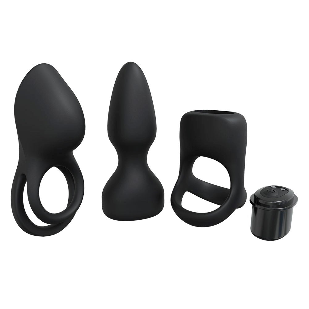 Shots Toys Loveline Pleasure Essentials 3 Piece Vibrator Kit - - Waterproof Vibrators
