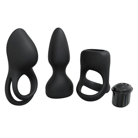 Shots Toys Loveline Pleasure Essentials 3 Piece Vibrator Kit - Waterproof Vibrators