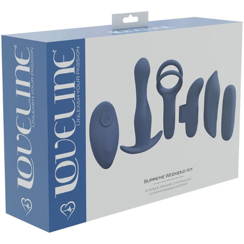 Shots Toys Loveline Supreme Weekend Kit Powerful Bullet Vibrator Set - G-Spot Vibrators