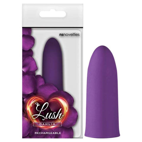 NS Novelties Lush Dahlia Rechargeable Bullet Vibrator with Multiple Patterns - Clit Ticklers and Pulsators