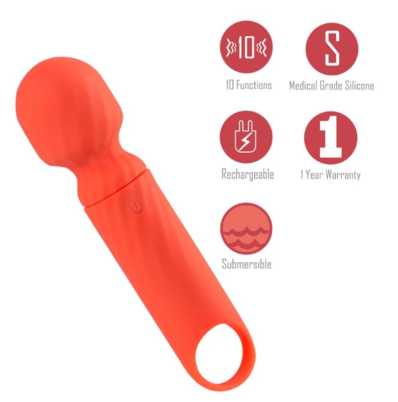 Maia Toys DOLLY Mini Wand Compact Vibrator with Powerful Motor - - Body Wands