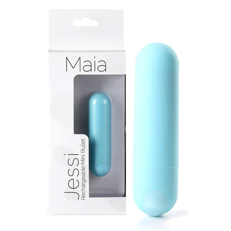 Maia Toys Maia Jessi Rechargeable Bullet Vibrator 10 Vibration Patterns - - Bath and Intimate Fragrances