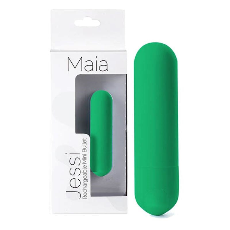 Maia Toys Maia Jessi Rechargeable Bullet Vibrator 10 Vibration Patterns - - Bath and Intimate Fragrances