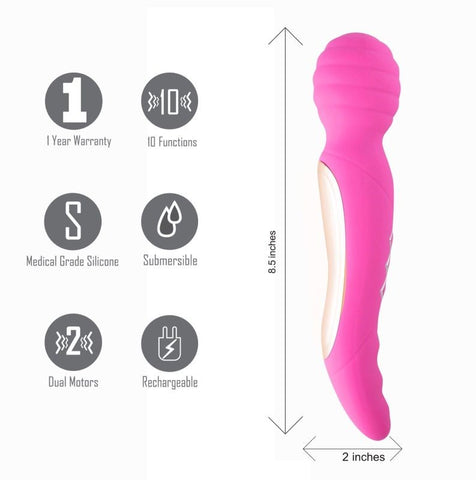 Maia Toys Maia Zoe Dual Stimulator Vibrator - Finger and Tongue Vibrators
