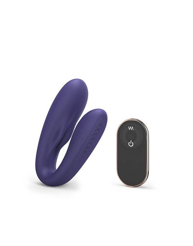 Love To Love Match Up Dual Stimulation Couples Vibrator with Remote Control - Remote Control Vibrators