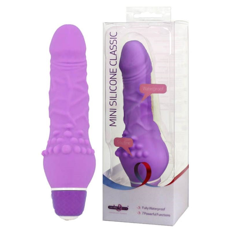 Seven Creations Mini Silicone Classic Vibrator Compact Personal Pleasure - - Silicone Vibrators