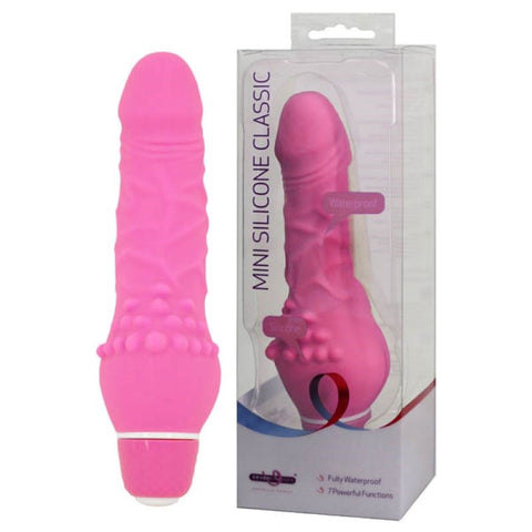 Seven Creations Mini Silicone Classic Vibrator Compact Personal Pleasure - Silicone Vibrators