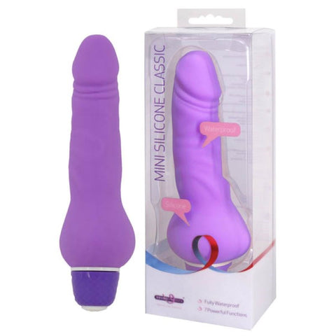 Seven Creations Mini Silicone Classic Vibrator Compact Personal Pleasure - Silicone Vibrators