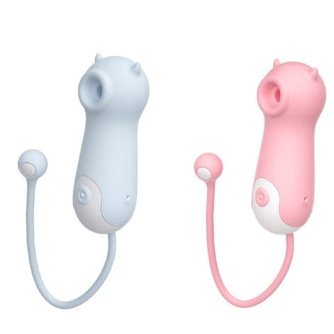 BDStyle Monster Sucking Vibrator Dual Action Clitoral Stimulation - Clit Ticklers and Pulsators