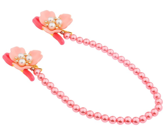 BDStyle Naughty Nasty Nipple Clamps with Pearl Adjustable Tension - Breast and Nipple Toys