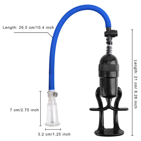 BDStyle One Cup Nipple or Clit Pump Manual Suction Control - Breast and Nipple Toys