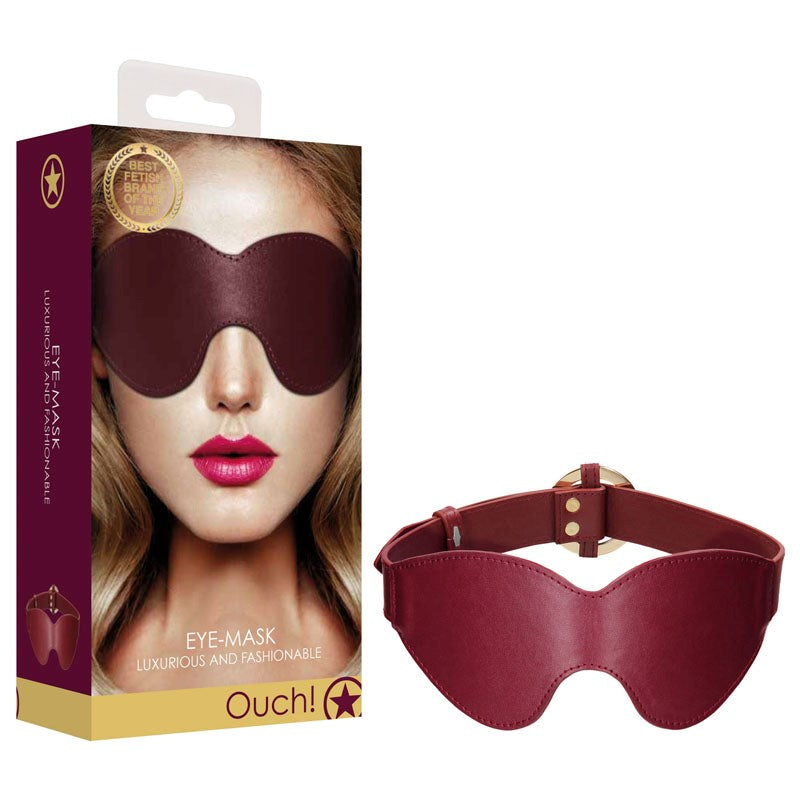 Shots Toys OUCH! Halo Eyemask Premium Satin Sleep Mask - - Masks And Blindfolds