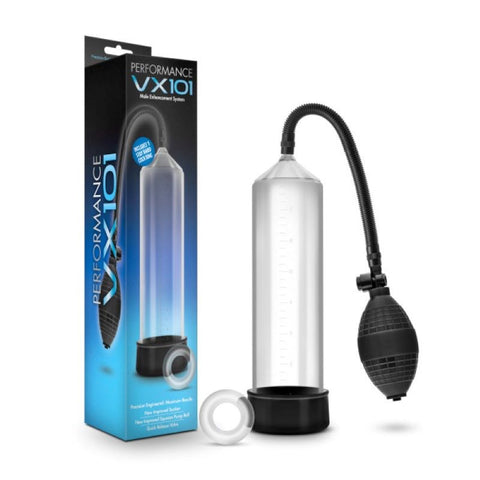 Blush Novelties Performance Vx101 Penis Enhancement Pump with Suction Control - Vibrating Dildos