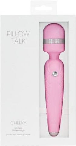 BMS Factory Pillow Talk Cheeky Wand Rechargeable Clitoral Vibrator - Body Wands