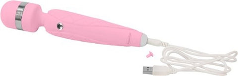BMS Factory Pillow Talk Cheeky Wand Rechargeable Clitoral Vibrator - Body Wands