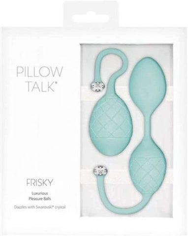 BMS Factory Pillow Talk Frisky Kegel Exerciser with Swarovski Crystal - Love Eggs and Kegel Exercisers