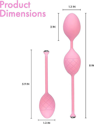 BMS Factory Pillow Talk Frisky Kegel Exerciser with Swarovski Crystal - Love Eggs and Kegel Exercisers